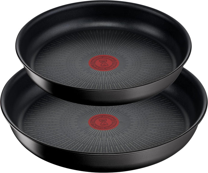 Tefal Ingenio Eco Resist On Kochgeschirr, 3 p, stapelbar, Induktion, leicht zu reinigen, Antihaftbes