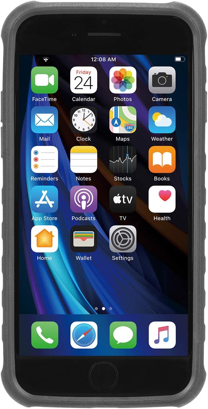 TOPEAK Ridecase (Apple iPhone 7-8-Se) -Black Tasche, Schwarz, TU EU