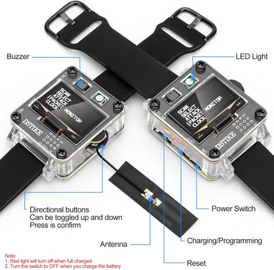 Seamuing WiFi Test Tool DSTIKE Deauther Watch SE ESP8266 ESP-12F Programmierbares Entwicklungsboard