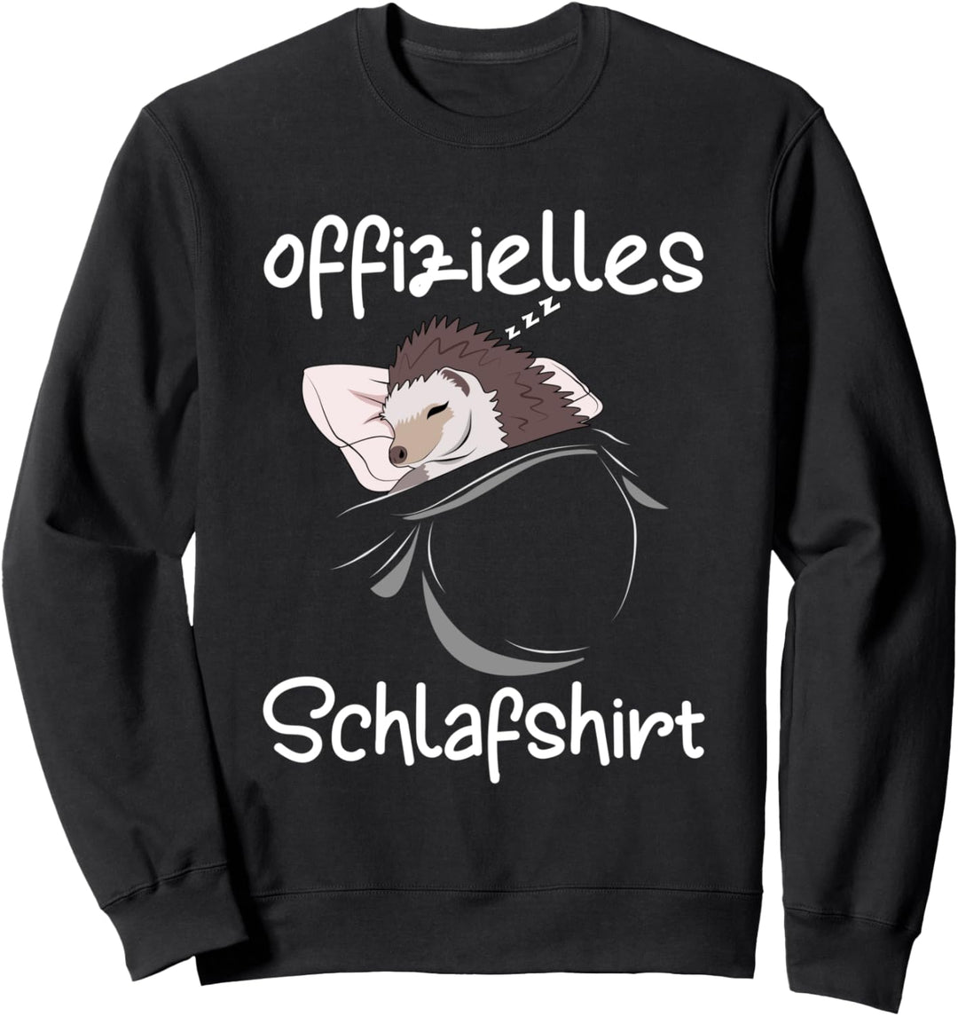 Igel Schlafshirt Pyjama Schlafanzug Oberteil Schlaf Sweatshirt
