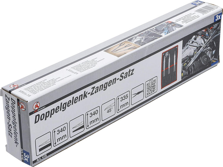 BGS Diy 416 | Doppelgelenk-Zangen-Satz | 3-tlg.