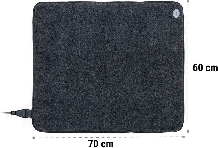 oneConcept Magic Carpet DLX Heizmatte Heizteppich, 60 x 70 cm, Leistung: 100 Watt, 4 Temperaturstufe