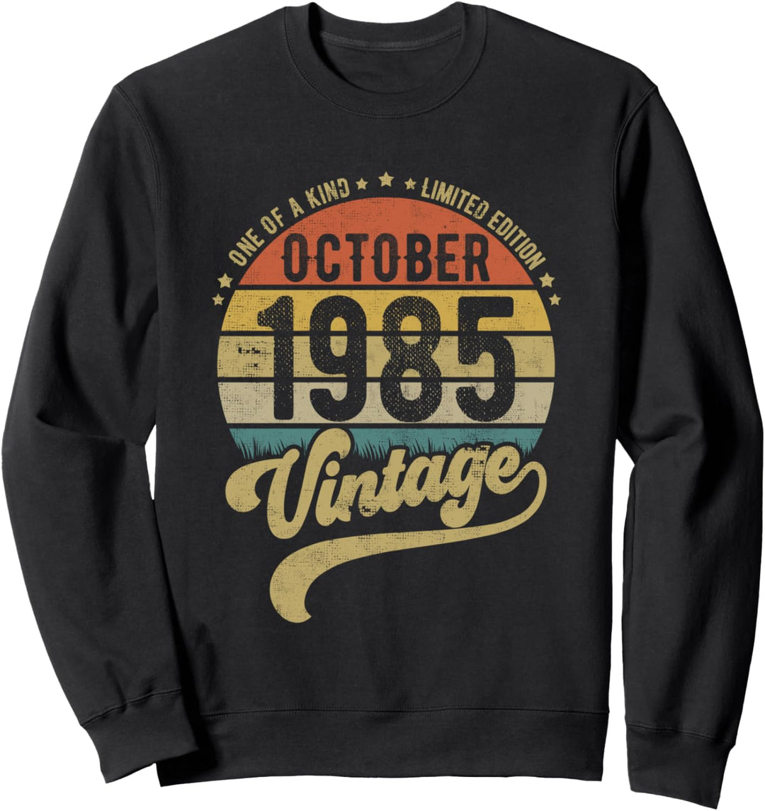 Reto 36. Geburtstag, 36 Jahre, geboren im Oktober 1985. Sweatshirt