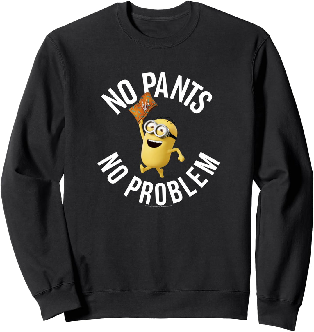 Despicable Me Minions Mark Streaking No Pants No Problem Sweatshirt