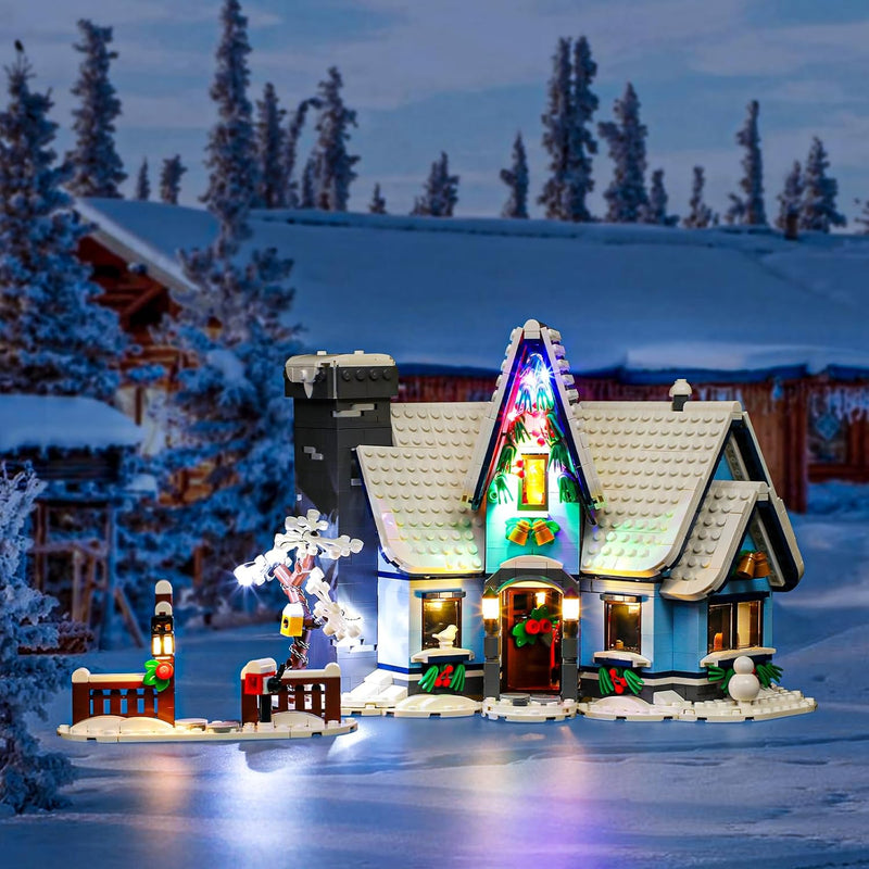 BRIKSMAX Led Beleuchtungsset für Lego Creator Besuch des Weihnachtsmanns - Compatible with Lego 1029