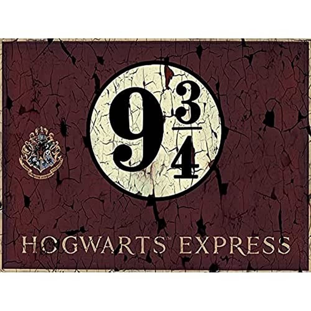 Wizarding World Harry Potter Hogwarts Express 9 3/4", 60 x 80 cm, Leinwanddruck, Mehrfarbig