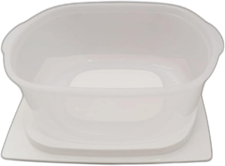 Tupperware KäseMax quadratisch Junior weiss transparent Käseglocke Käsebehälter Käse Kondensplus Kon