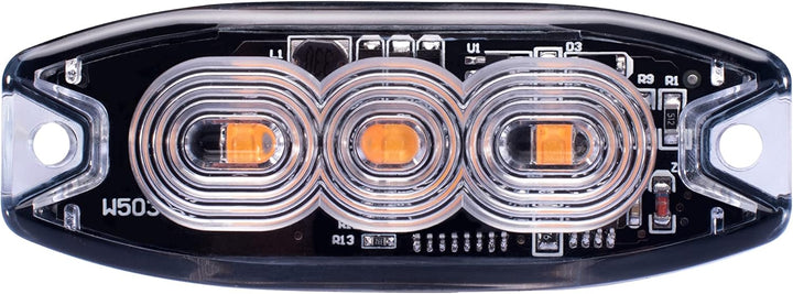 LED-MARTIN 2er Sparset R65 Blitzmodul SF3 - super flach - 12V 24V - mit ECE-R65 Zulassung - Als Fron