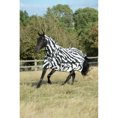Bucas Buzz-Off Fliegendecke Zebra Full-Neck, 120