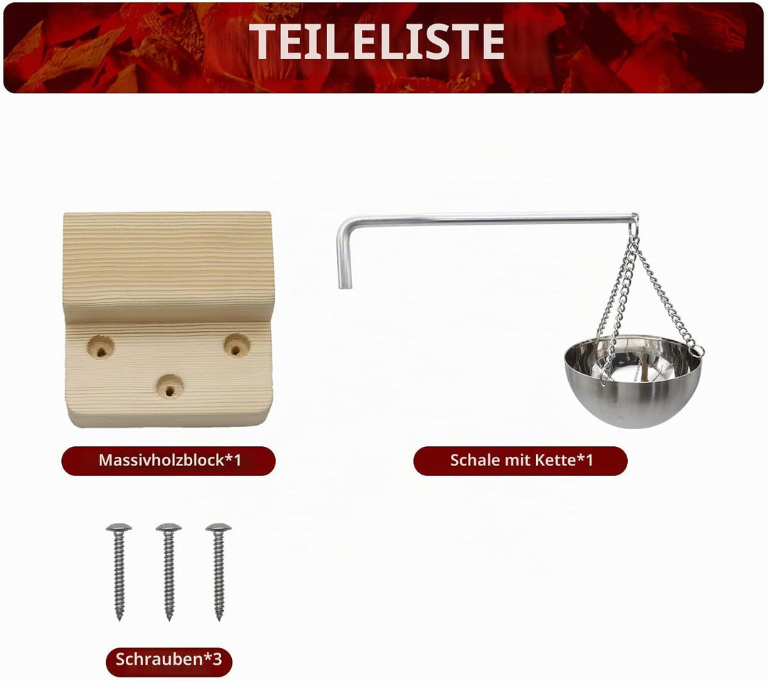 Hoypeyfiy Durable Edelstahl Sauna Aroma Bowl Cup ätherisches Öl Bowl Sauna Raumzubehör Sauna Verdamp