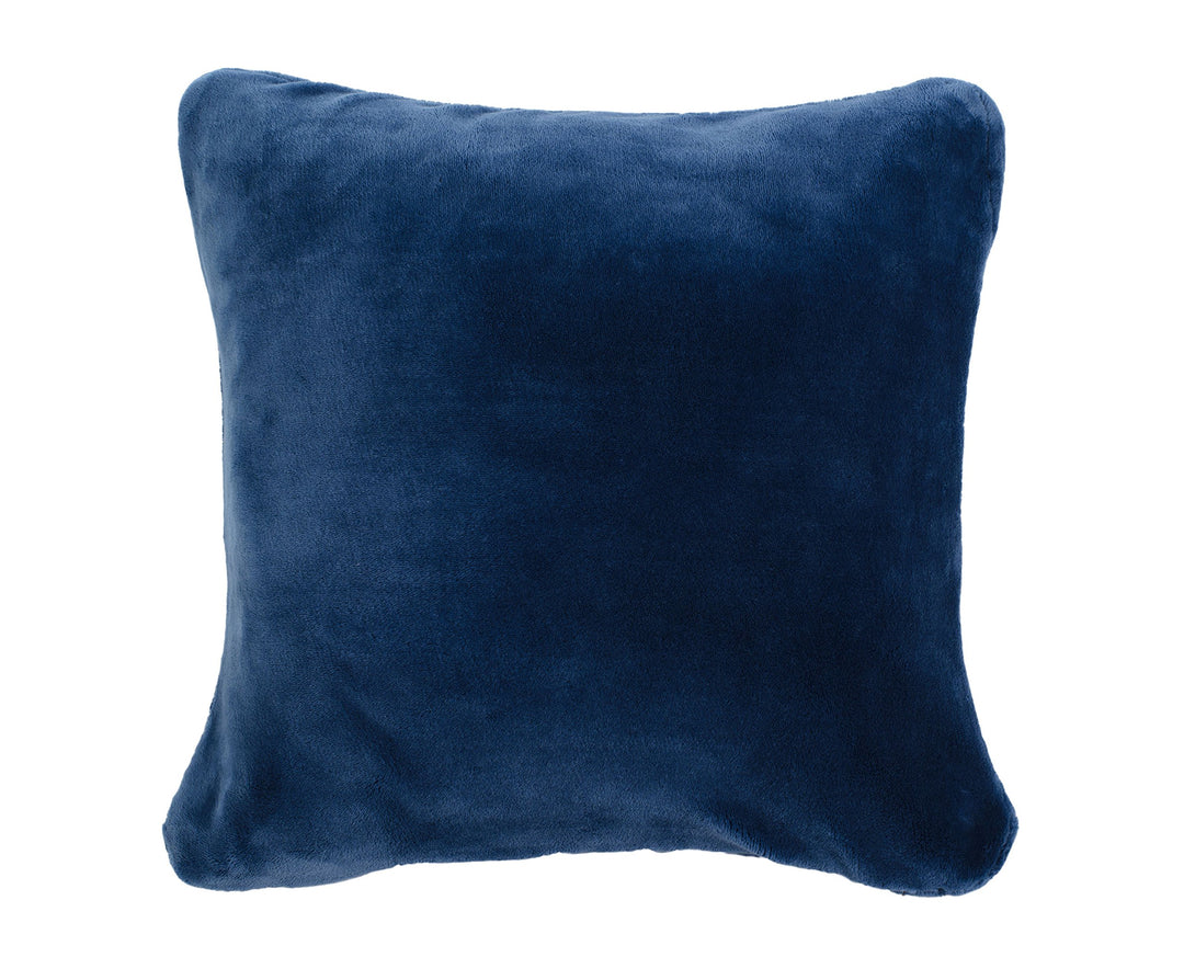 Gözze - Premium Cashmere-Feeling Kissenbezüge, 500 g/m², 50 x 50 cm - Blau, Blau