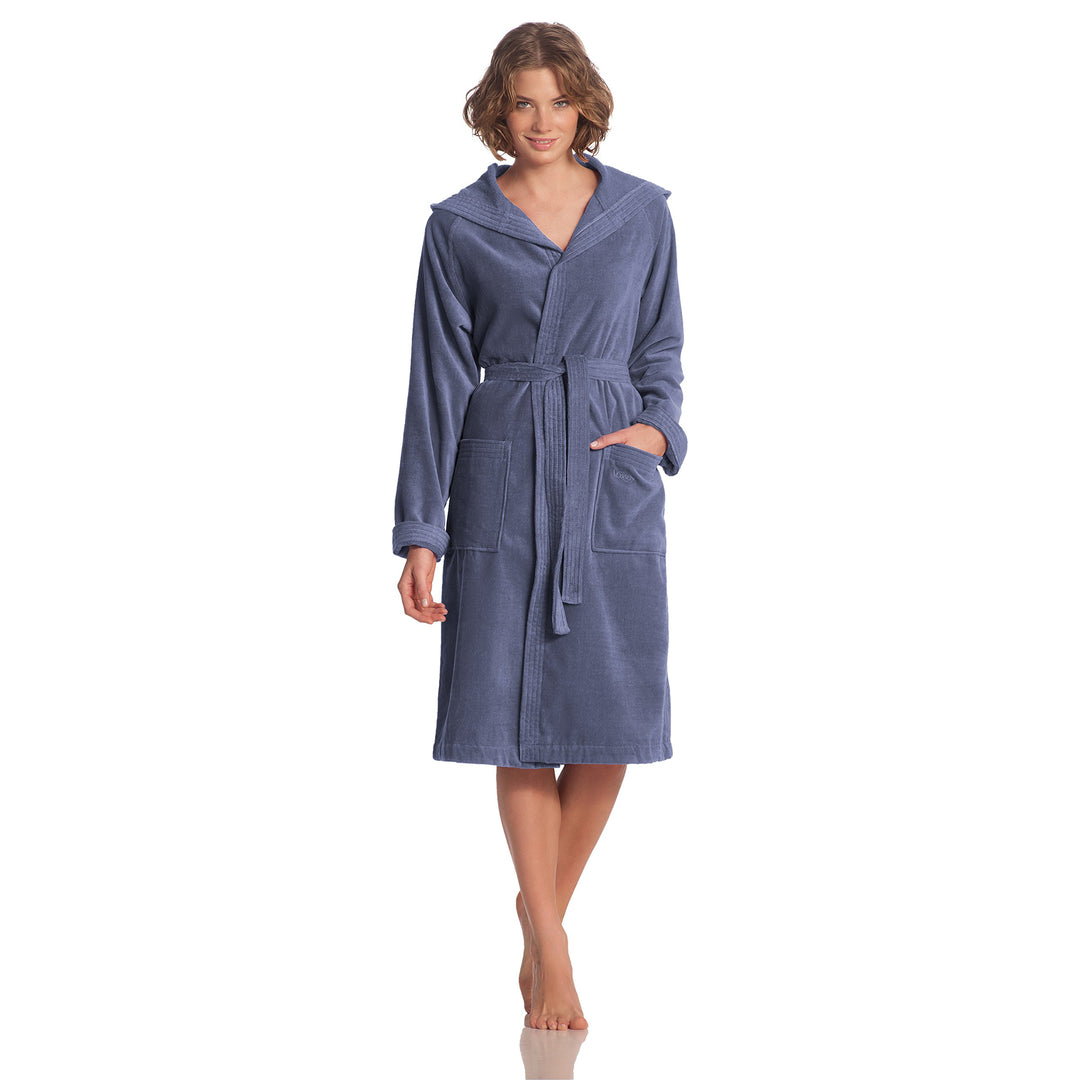 Vossen Damen & Herren Bademantel Texas M atlantic, M atlantic