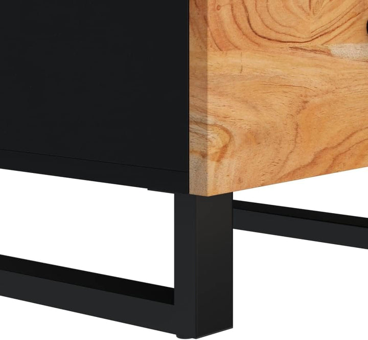 vidaXL Sideboard, Highboard mit 3 Schubladen, Kommode Beistellschrank mit Eisenbeinen, Wohnzimmersch