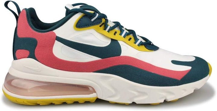 Nike Air Max 270 React Ww Herren Low-Top 40 EU Summit White Midnight Turq Pueblo Red, 40 EU Summit W