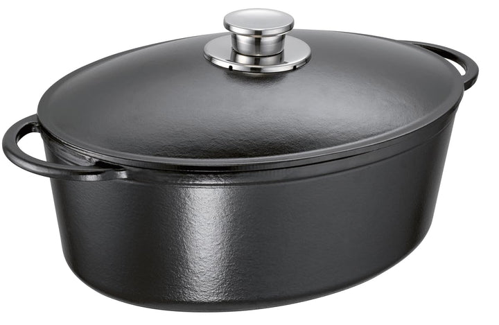 Schulte-Ufer 1663-34 s Bräter Rustika 34 cm, schwarz, Schwarz