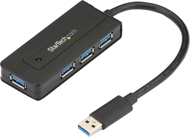 StarTech.com USB 3.0 Hub 4 Port - mit Ladeanschluss - inkl. Netzteil - USB Port Erweiterung - USB Sp