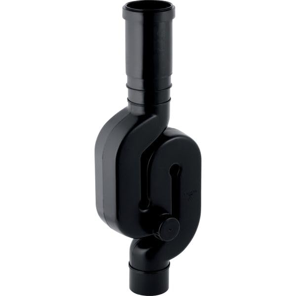 Geberit PE Regenrohr-Geruchverschluss DN70 mit Reinigungsoeffnung 365813161