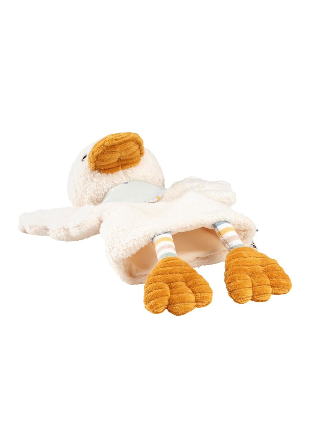 Kinder Handpuppe Ente Edda Lou, weiches Spielzeug für Kasperle Theater, erstes Rollenspiel und zum G