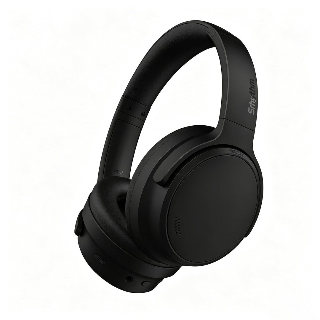 Srhythm NiceComfort 35 (2. Generation) Hybrid-Kopfhörer mit Geräuschunterdrückung, Bluetooth 6.0, 5
