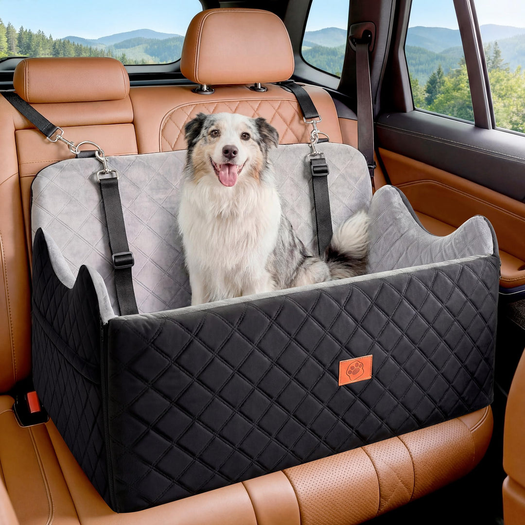 YITAHOME Hundesitz für grosse und mittelgrosse Hunde,Reisebettb Haustiere mit Memory Schaumstoff unt