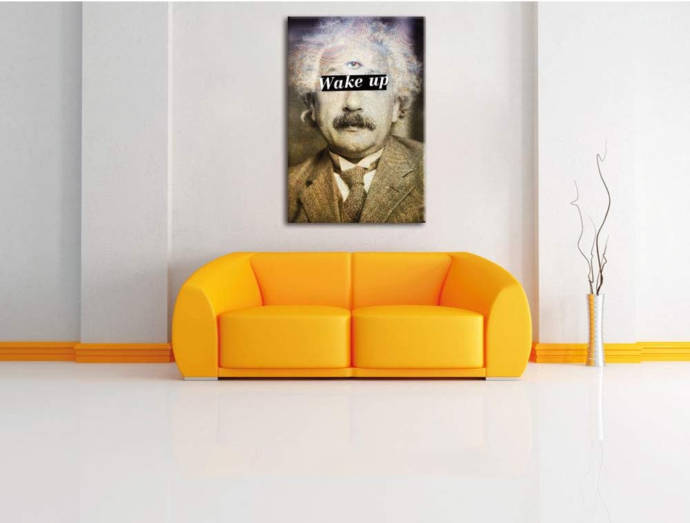 Einsteins third eye Leinwandbild Bild auf Leinwand, XXL riesige Bilder fertig gerahmt mit Keilrahmen