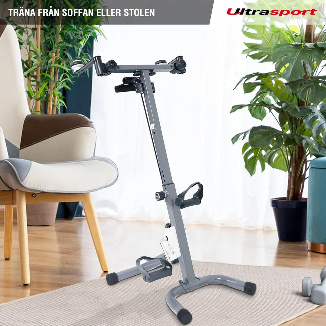 Ultrasport Senioren Fitness, Vitaltrainer, Senioren F-Bike, Mini Crosstrainer, Liegeheimtrainer,klap