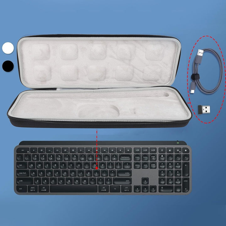 VBESTLIFE Ersatz für Hardreisen für MX -Tasten S, MX -Tasten Erweiterte Drahtlose Tastatur, Weiche G