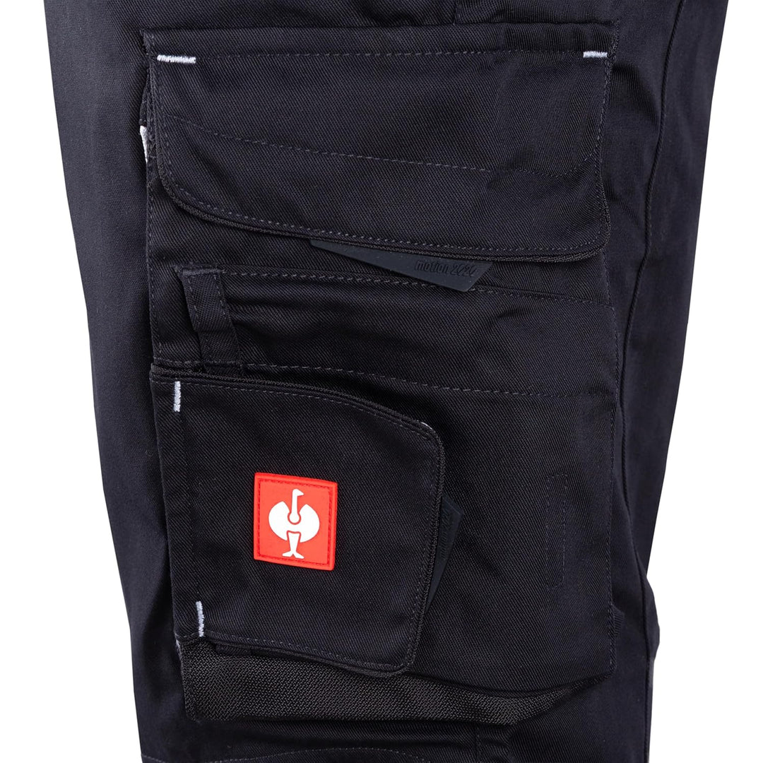 Engelbert Strauss Arbeitshose Short e.s.Motion 2020 dunkelblau/Atoll 46 Schwarz, 46 Schwarz
