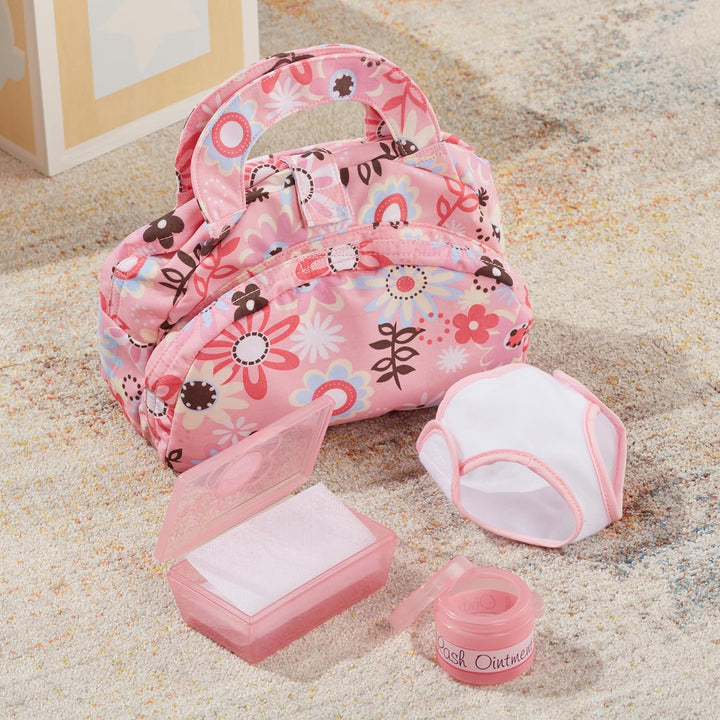 Melissa & Doug 4889 Doll Nappy Bag Set (English Only) Standardverpackung, Standardverpackung