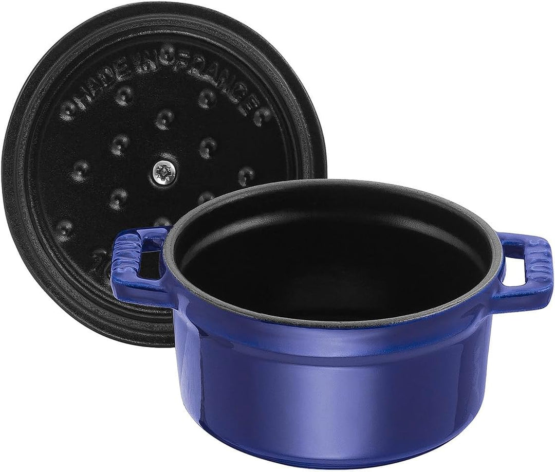 Staub 1004282 40510-262-0 Mini Cocotte, rund mit Deckel 10 cm, 0,25 L, induktionsgeeignet, mit matts