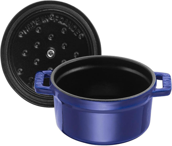 Staub 1004282 40510-262-0 Mini Cocotte, rund mit Deckel 10 cm, 0,25 L, induktionsgeeignet, mit matts