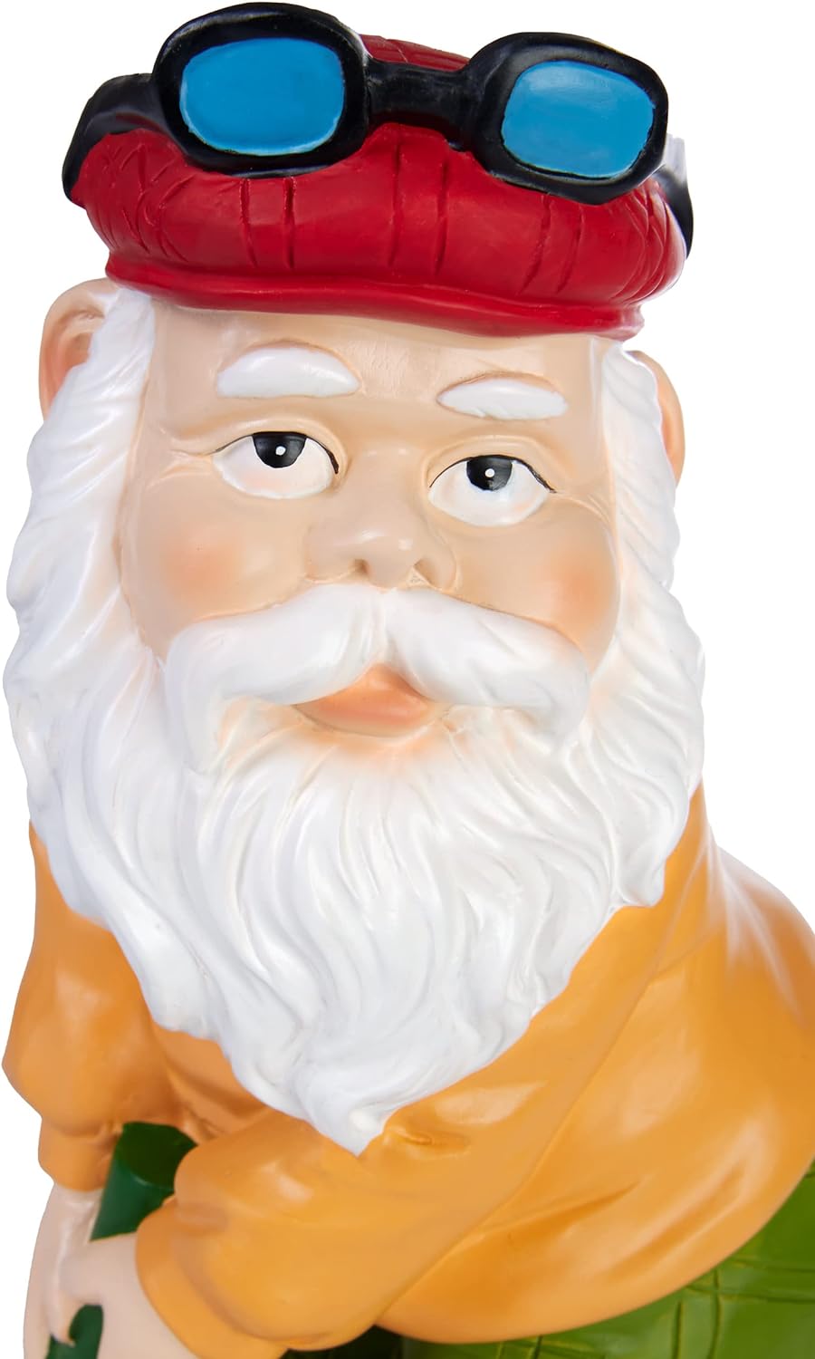 BRUBAKER Gartenzwerg Golfer mit Schläger - Golf Opa mit Golfschläger und Brille - Gartenfigur Lustig