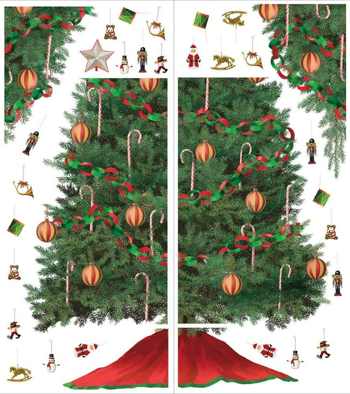 RoomMates Wandsticker Children'einen Tannenbaum s, Mehrfarbig, Farbe