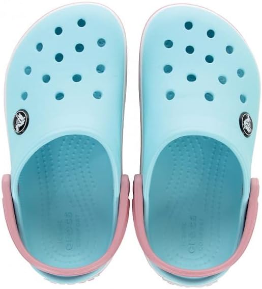Crocs Unisex Kinder Crocband K Clog 28/29 EU Ice Blue White, 28/29 EU Ice Blue White