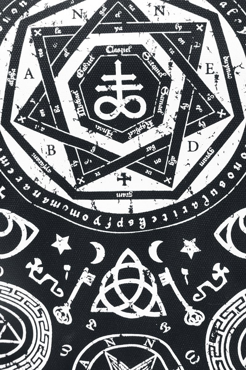 Banned Alternative Pentagram Unisex Umhängetasche schwarz Einheitsgrösse Schwarz, Einheitsgrösse Sch