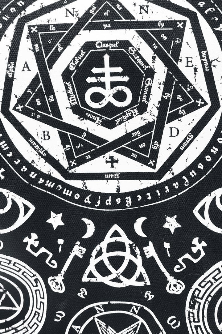 Banned Alternative Pentagram Unisex Umhängetasche schwarz Einheitsgrösse Schwarz, Einheitsgrösse Sch