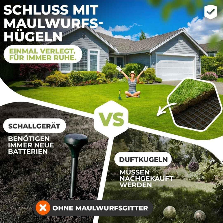 Florade® Premium Maulwurfgitter | 270g/m² | Effektiver Schutz für den Garten | Robust, langlebig, le
