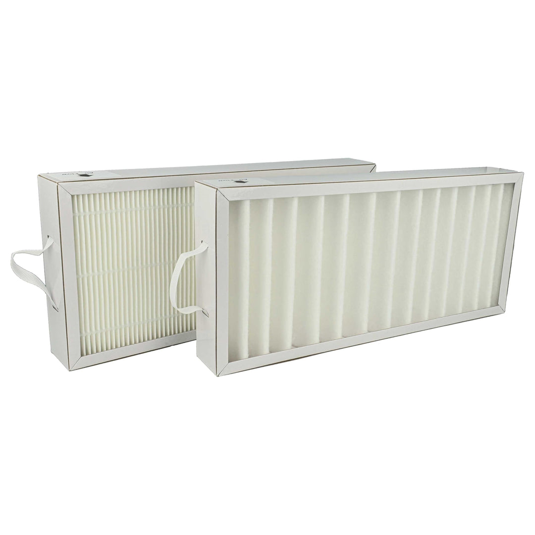 vhbw Filterset kompatibel mit Pluggit Avent P300N, AP300, P300 Lüftungsgerät - Luftfilter G4 / F7 (2