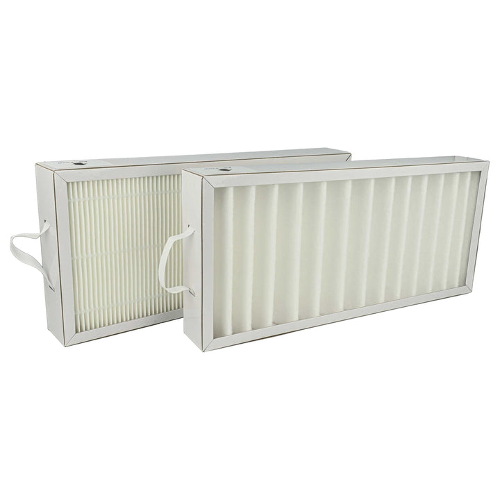 vhbw Filterset kompatibel mit Pluggit Avent P300N, AP300, P300 Lüftungsgerät - Luftfilter G4 / F7 (2