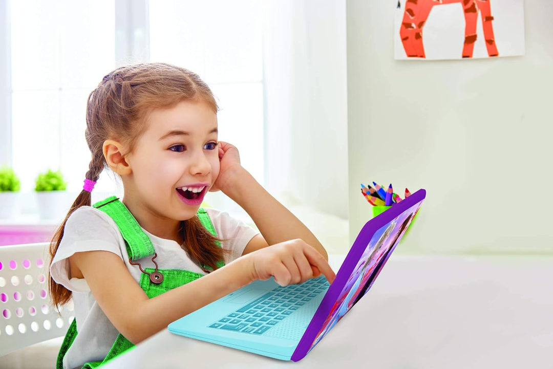 Lexibook JC598FZi5 Disney Frozen 2-Pädagogischer und zweisprachiger Laptop Italienisch/Englisch Mädc