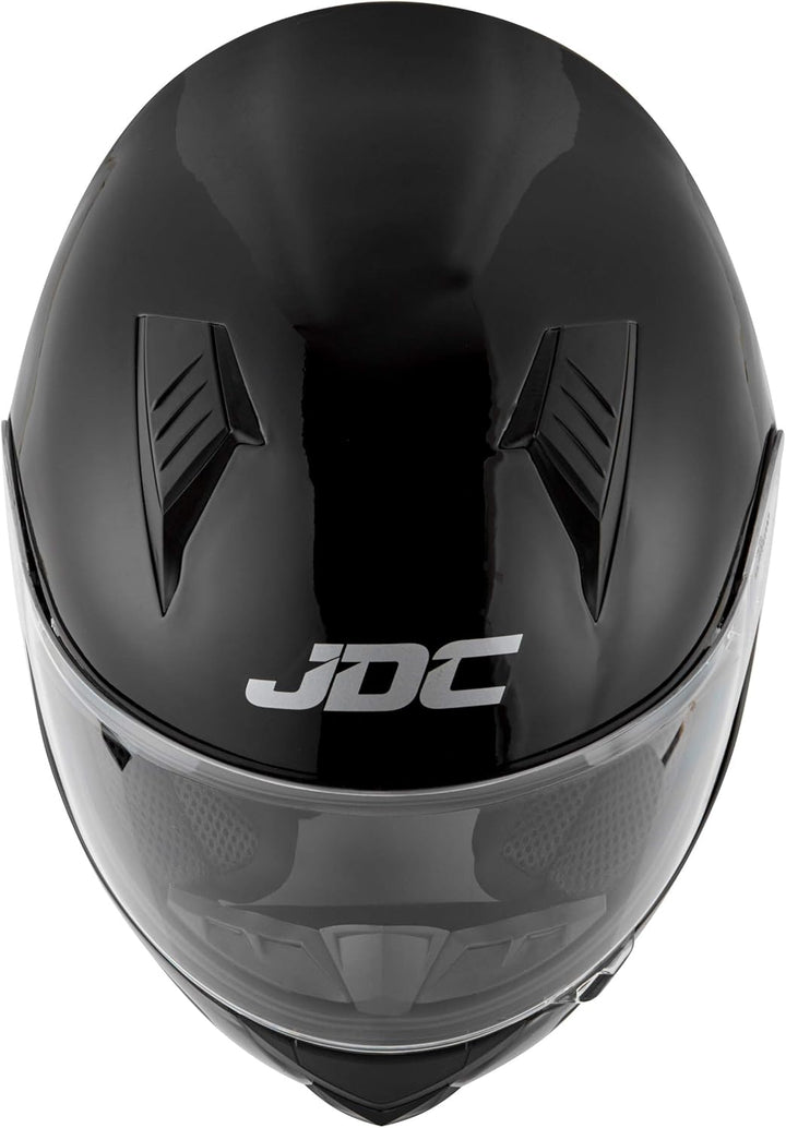 JDC volles Gesicht Motorrad Helm - Prism M Schwarz, M Schwarz