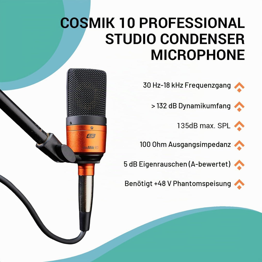 ESI cosMik 10 | Professionelles Studio-Kondensatormikrofon