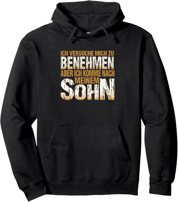 Papa Sohn - Vater Kind Witz Familie Geschenk Spruch Pullover Hoodie