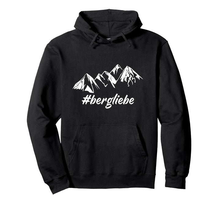 Bergliebe Bergsteiger Geschenk Wandern Outdoor Trekking Pullover Hoodie