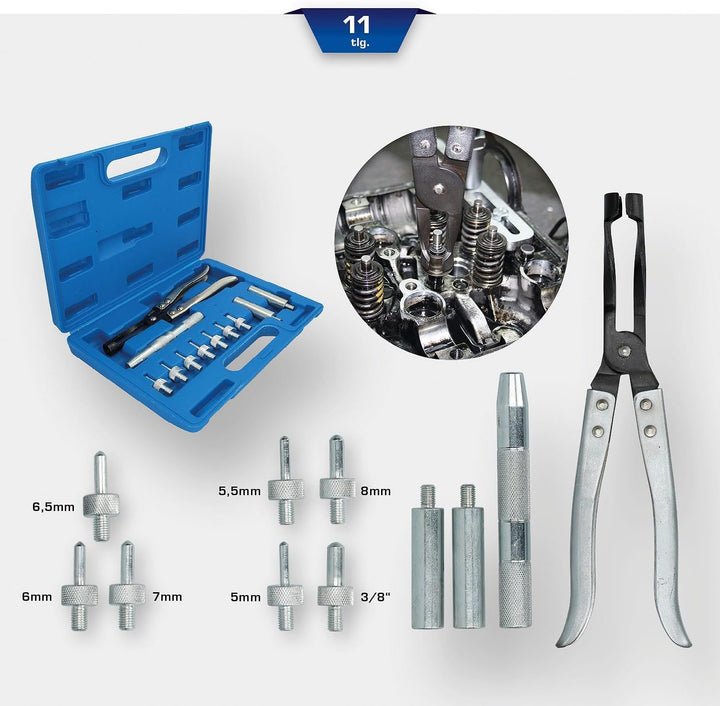 BRILLIANT TOOLS BT541100 Ventildichtung-Ausbau und Installationss atz [Powered by KS TOOLS]