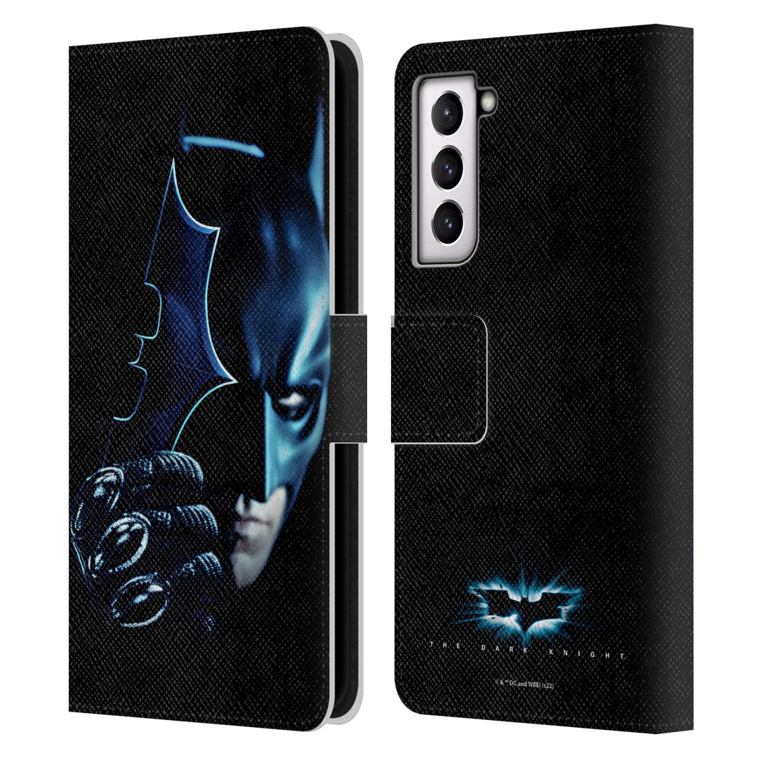 Head Case Designs Offizielle The Dark Knight Batman Batarang Wichtige Kunst Leder-Wallet-Hülle Kompa