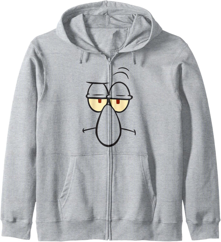 SpongeBob Schwammkopf Squidward grosses Gesicht Kapuzenjacke