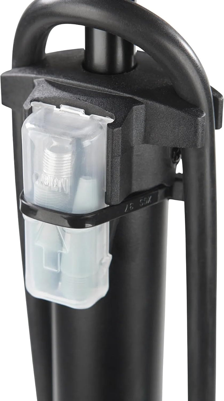 DANSI Standluftpumpe, Verschiedene Modelle, mit Adaptern, passend für alle gängigen Ventile, mit Man