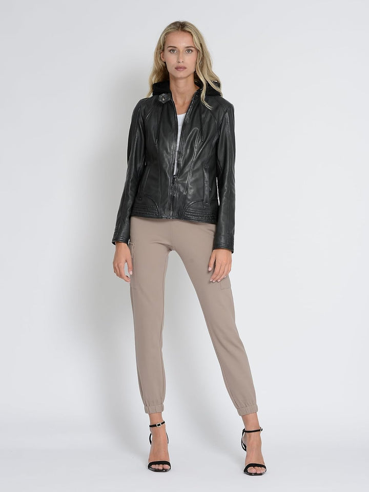 MUSTANG Damen Lederjacke 31022243 S anthra, S anthra