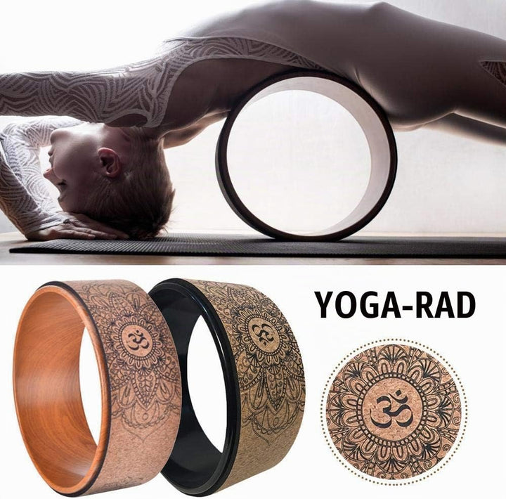 Yoga Wheel, Yoga Wheel - das stärkste und bequemste Dharma Yoga Stützrad für Yoga-Stellungen, perfek